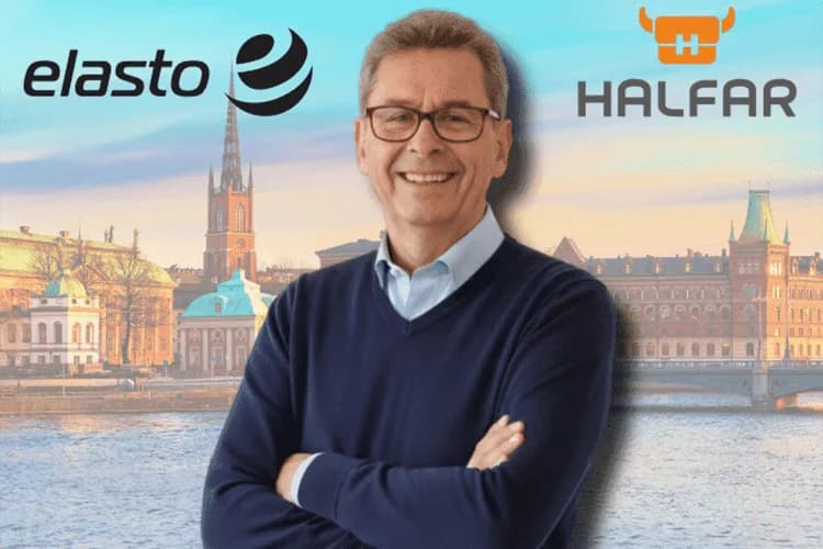 Bernt Sandin aktiv för elasto och Halfar i Sverige och Norge