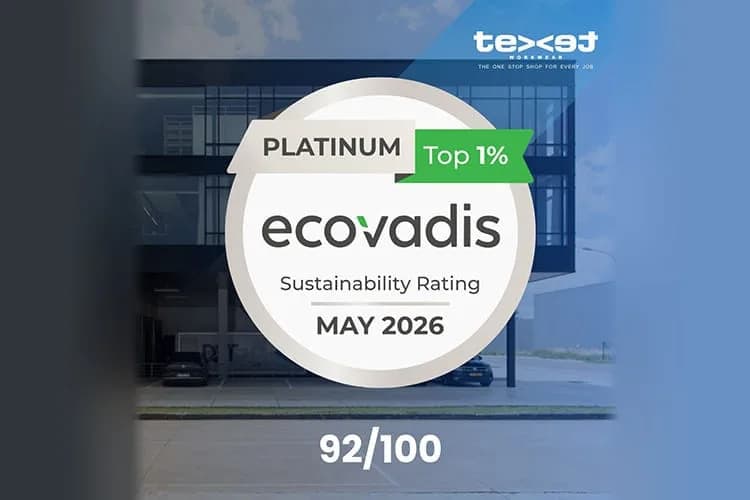 Texet får EcoVadis Platinum för fjärde året i rad