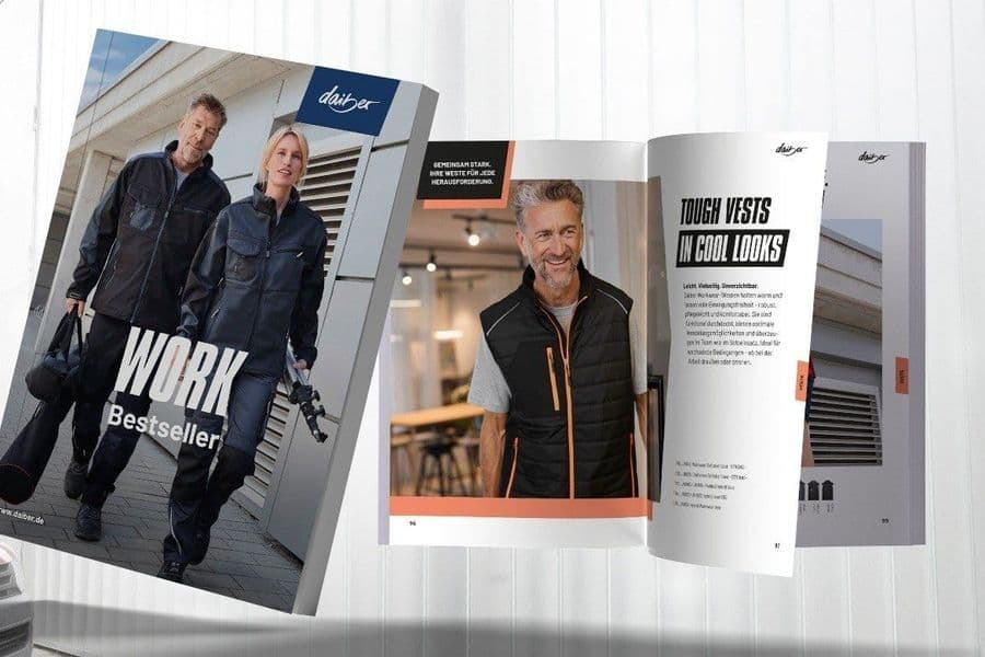 Daiber lanserar sin första katalog med bästsäljande arbetskläder