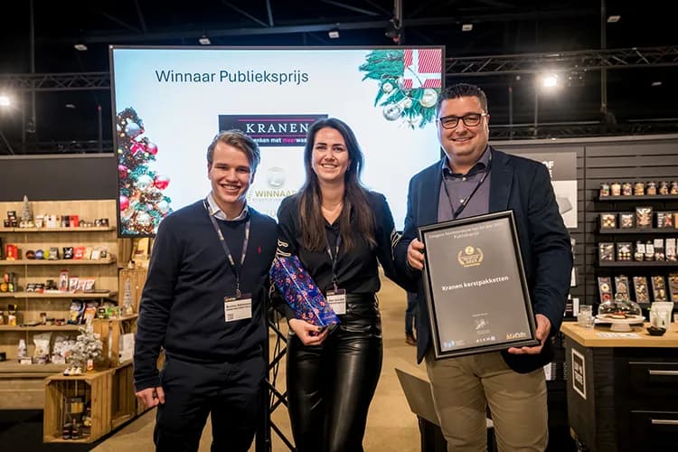 Big Smile Group und Kranen Kerstpakketten gewinnen Auszeichnungen Weihnachtslieferant des Jahres