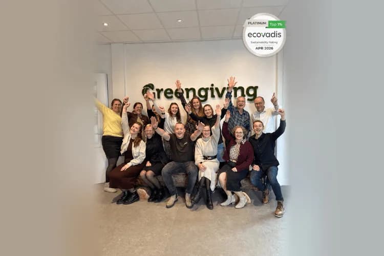 Greengiving erhåller EcoVadis Platinum